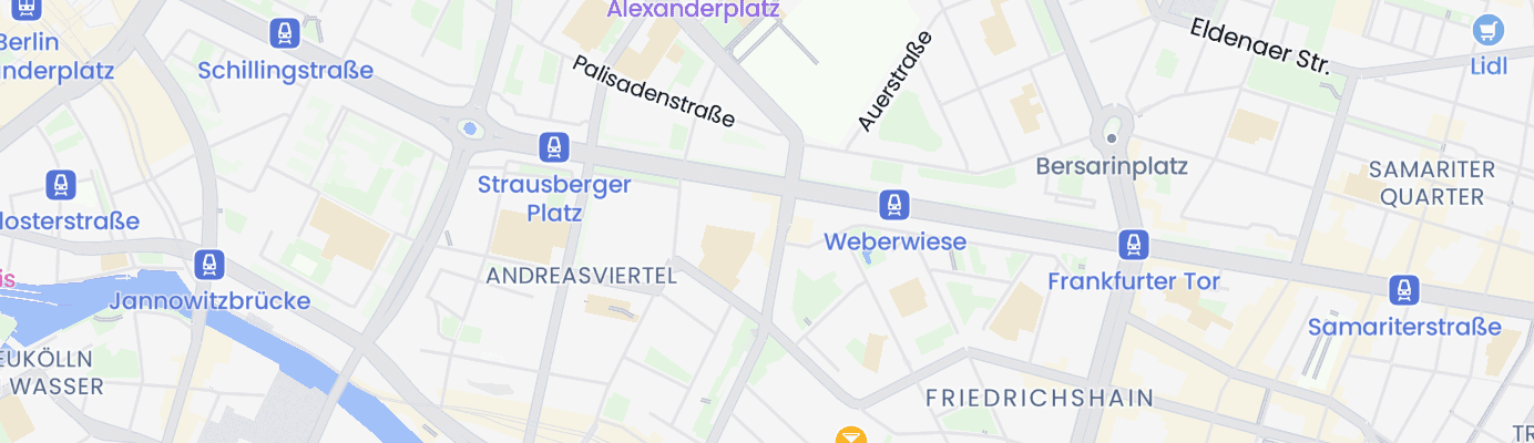 Karte mit dem ungefähren Standort