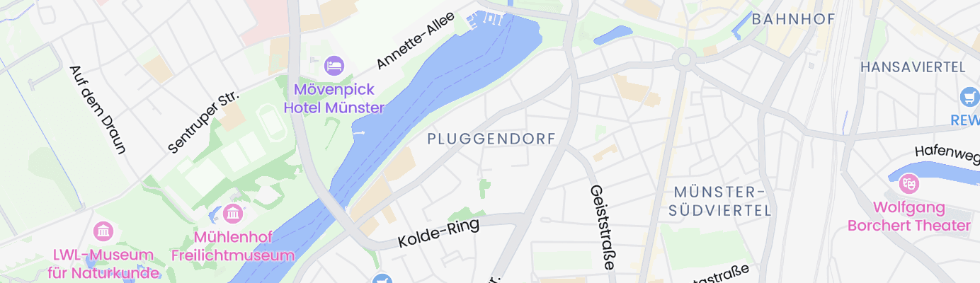 Karte mit dem ungefähren Standort