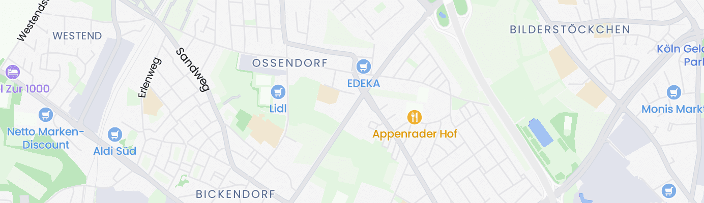 Karte mit dem ungefähren Standort