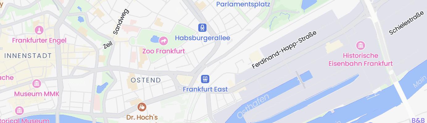 Karte mit dem ungefähren Standort