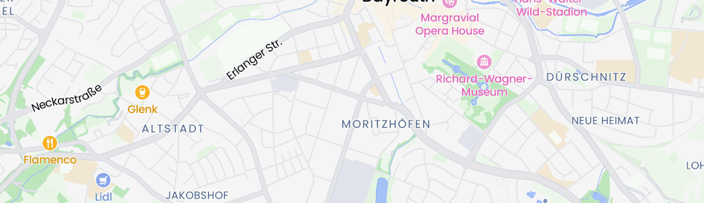 Karte mit dem ungefähren Standort