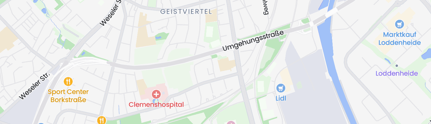 Karte mit dem ungefähren Standort