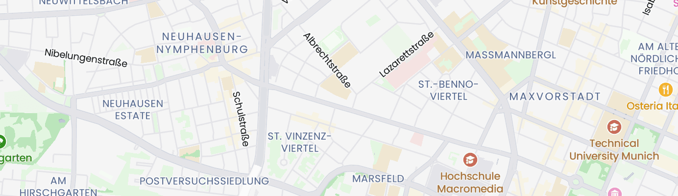 Karte mit dem ungefähren Standort