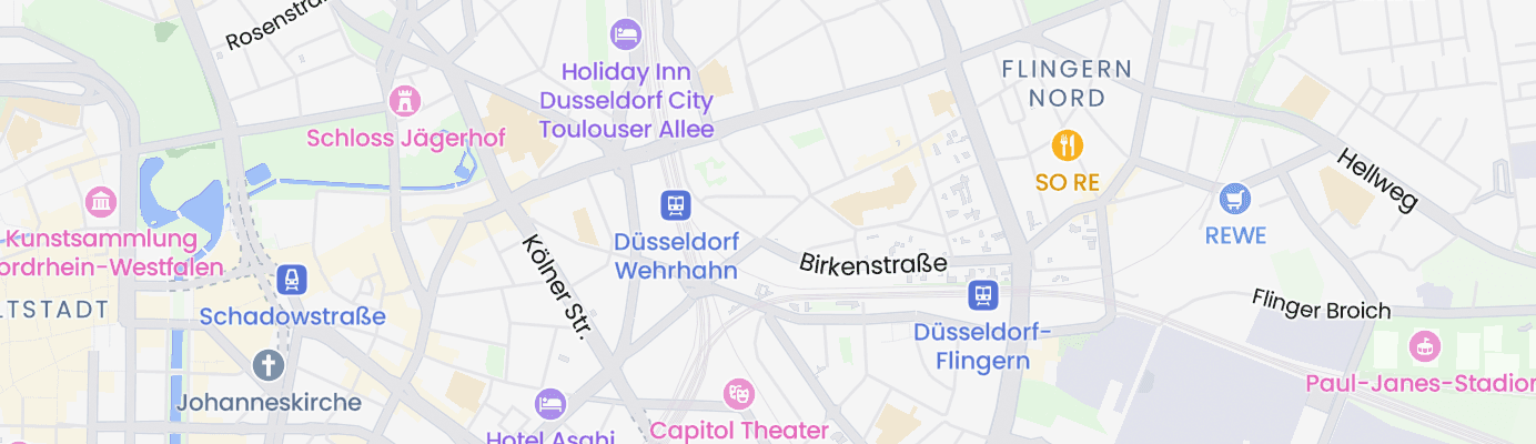Karte mit dem ungefähren Standort