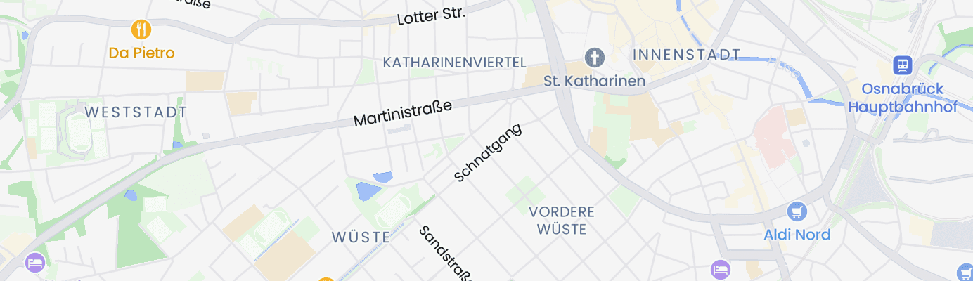 Karte mit dem ungefähren Standort