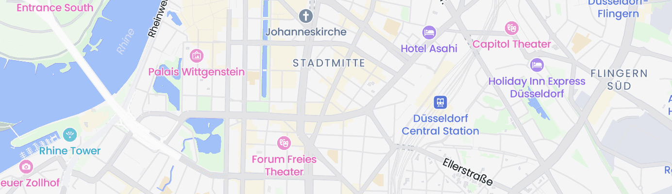 Karte mit dem ungefähren Standort
