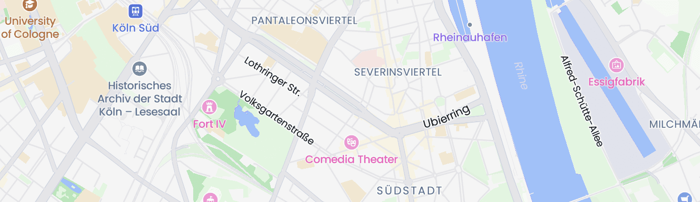 Karte mit dem ungefähren Standort