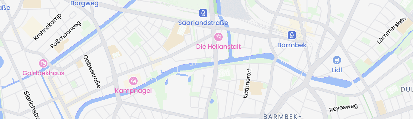 Karte mit dem ungefähren Standort