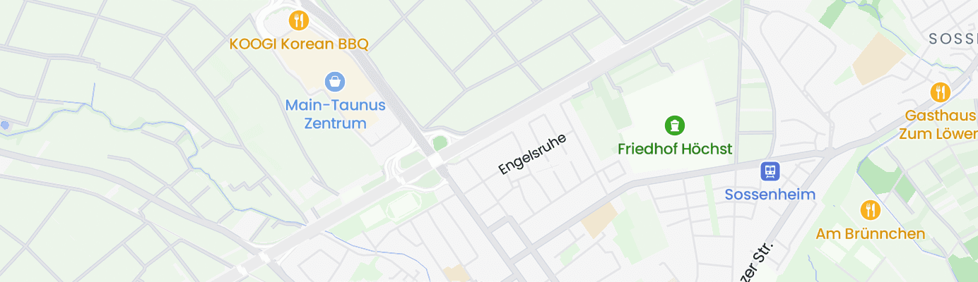 Karte mit dem ungefähren Standort