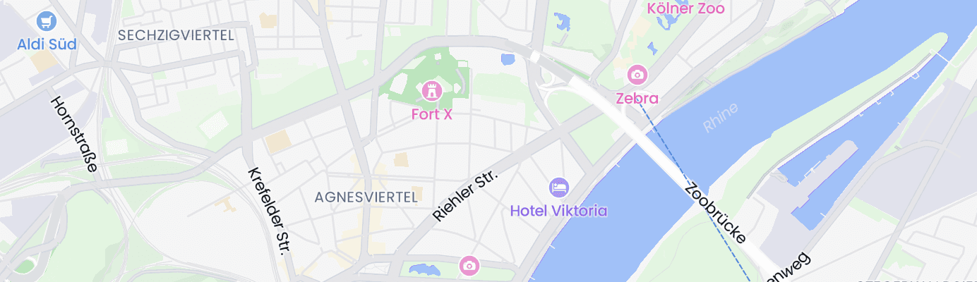 Karte mit dem ungefähren Standort