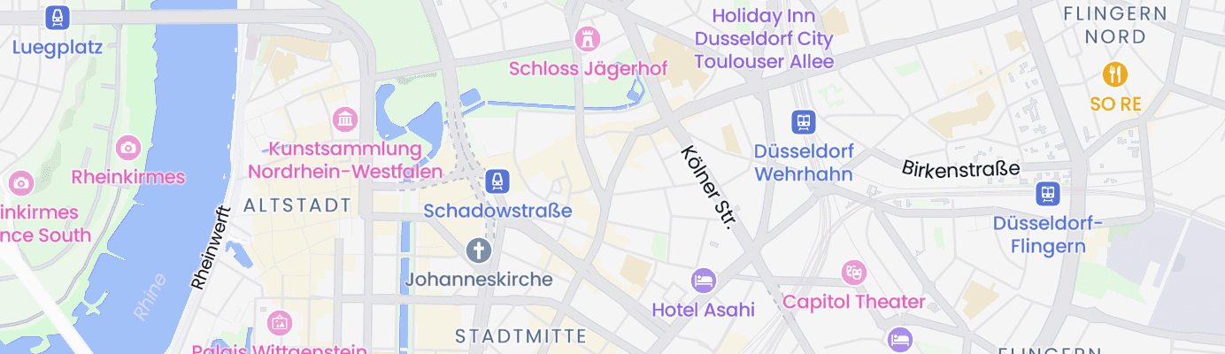 Karte mit dem ungefähren Standort