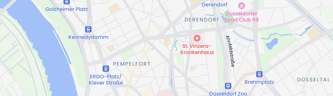 Karte mit dem ungefähren Standort
