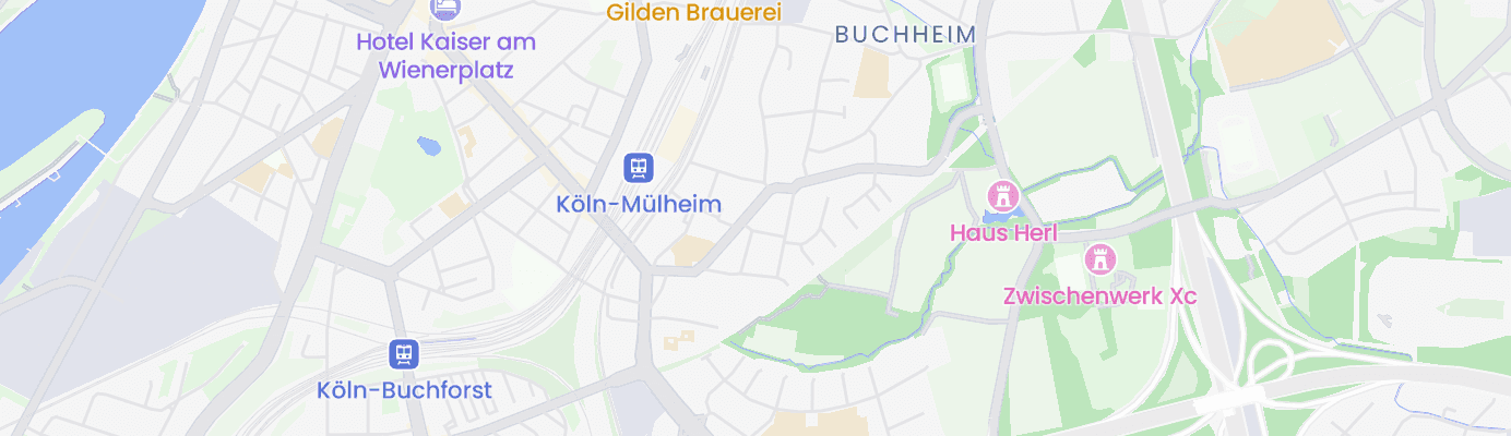 Karte mit dem ungefähren Standort