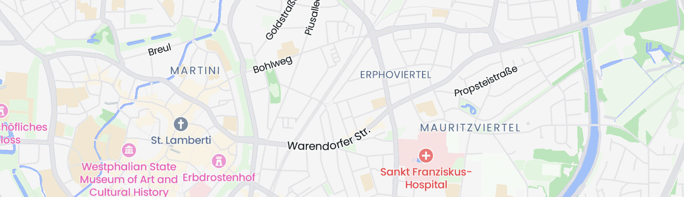 Karte mit dem ungefähren Standort
