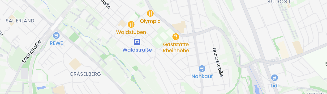 Karte mit dem ungefähren Standort