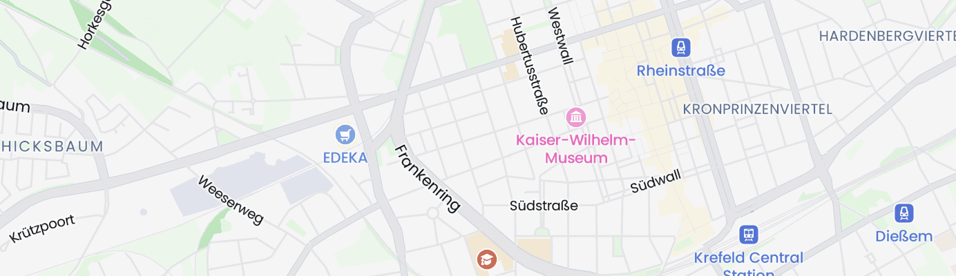 Karte mit dem ungefähren Standort