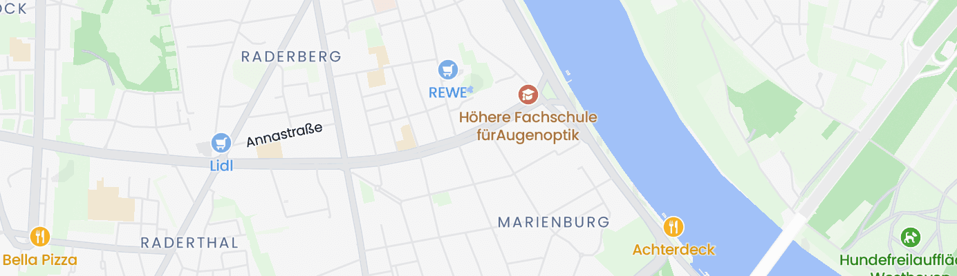 Karte mit dem ungefähren Standort