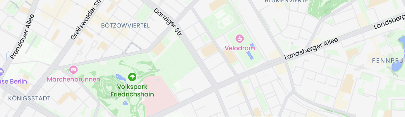 Karte mit dem ungefähren Standort