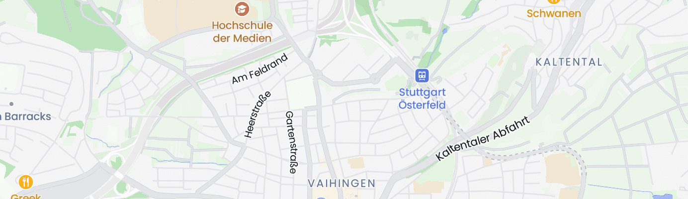 Karte mit dem ungefähren Standort