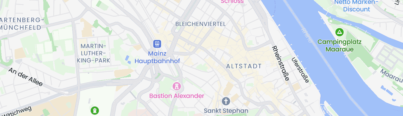 Karte mit dem ungefähren Standort