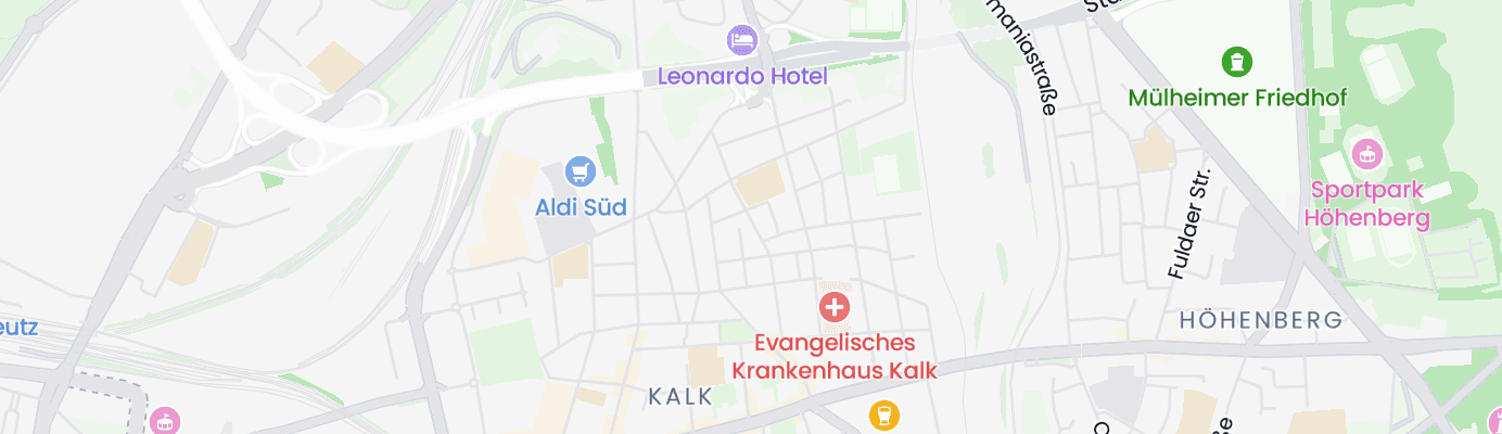 Karte mit dem ungefähren Standort