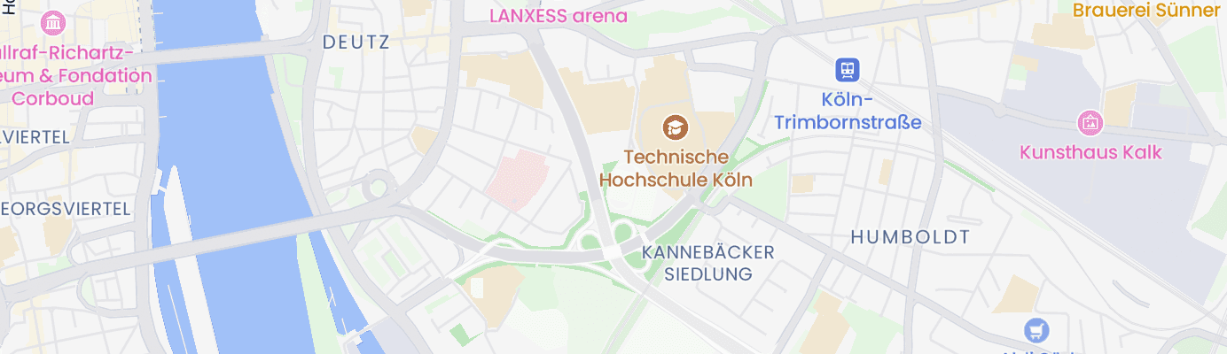 Karte mit dem ungefähren Standort