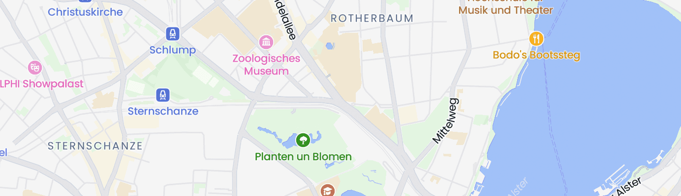 Karte mit dem ungefähren Standort