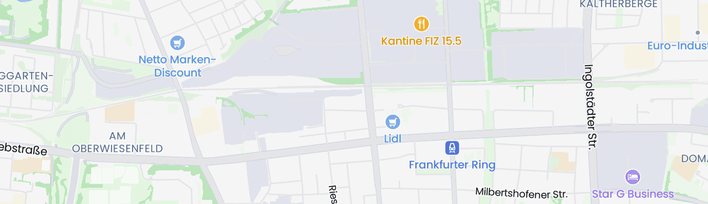 Karte mit dem ungefähren Standort