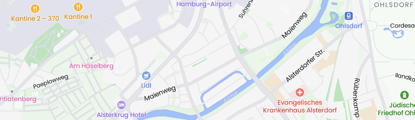 Karte mit dem ungefähren Standort