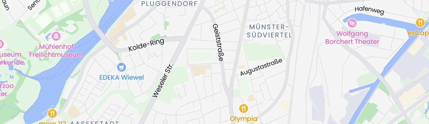 Karte mit dem ungefähren Standort