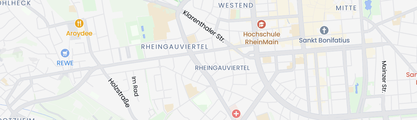 Karte mit dem ungefähren Standort