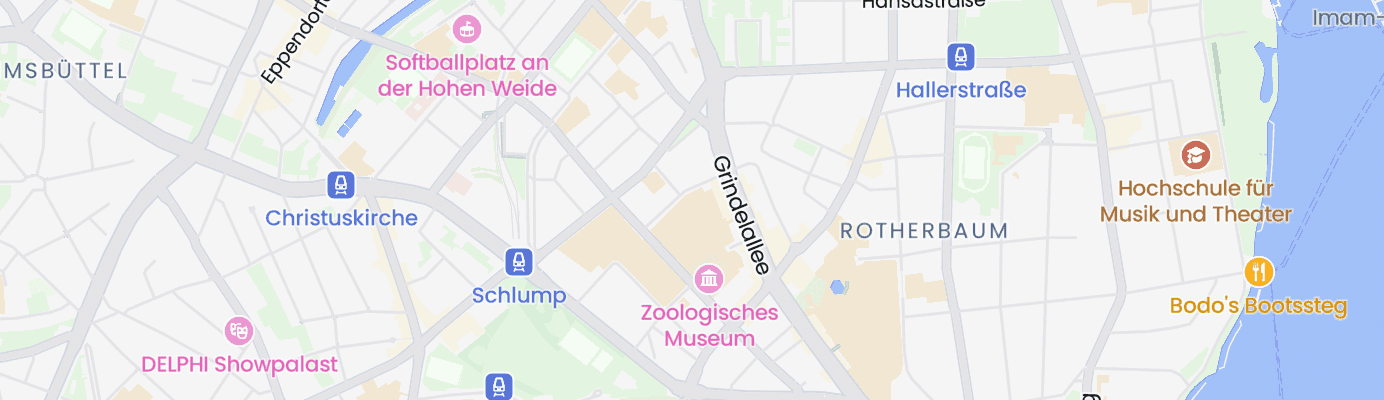 Karte mit dem ungefähren Standort