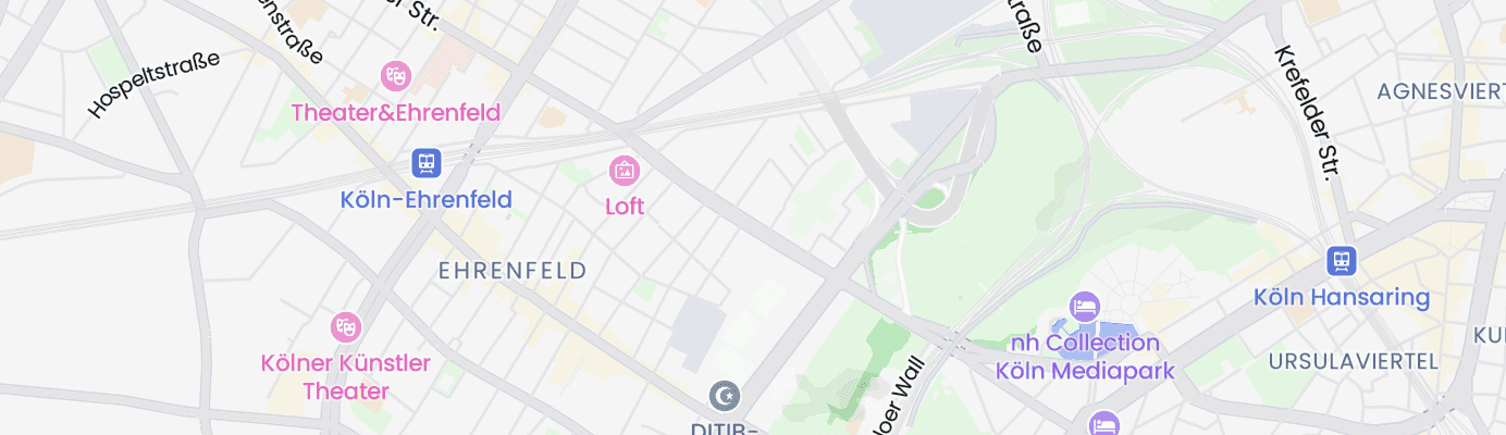 Karte mit dem ungefähren Standort