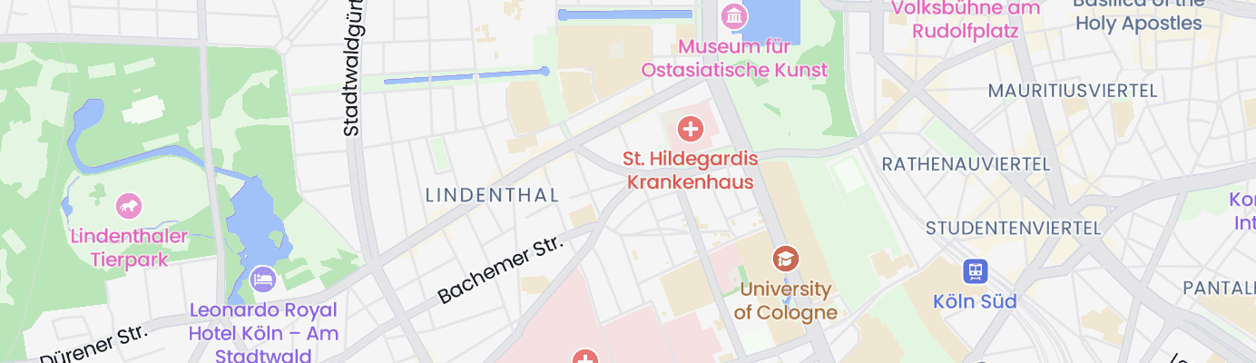 Karte mit dem ungefähren Standort