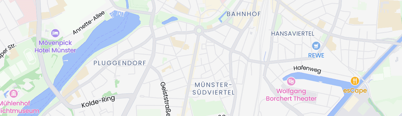 Karte mit dem ungefähren Standort