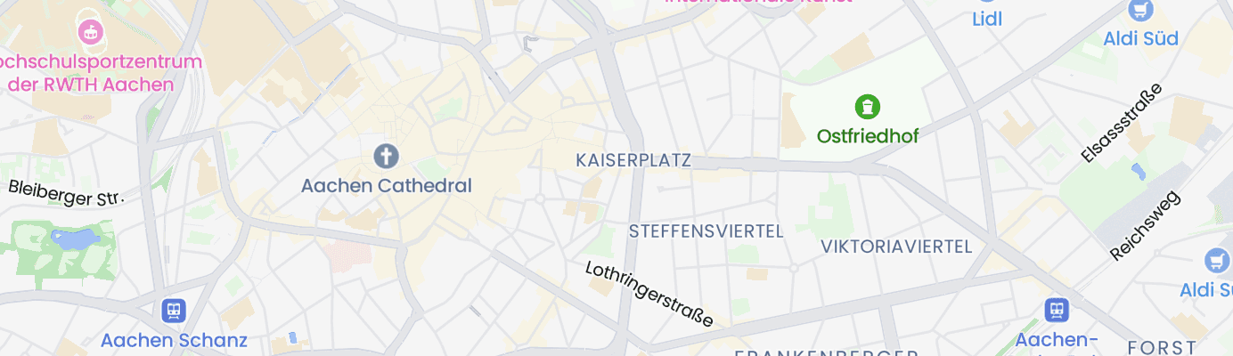 Karte mit dem ungefähren Standort