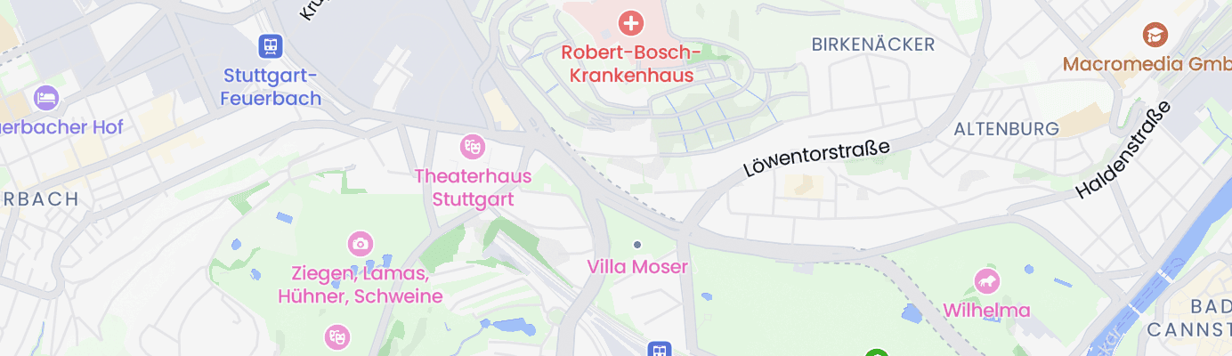 Karte mit dem ungefähren Standort