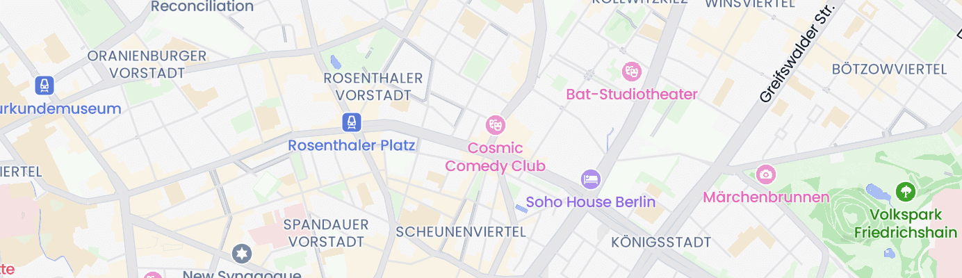 Karte mit dem ungefähren Standort