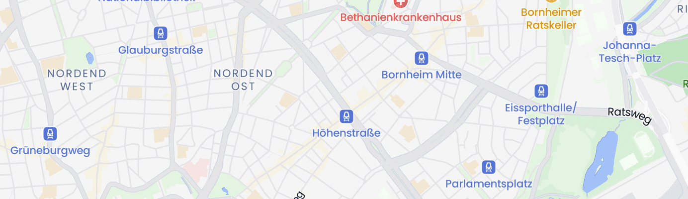 Karte mit dem ungefähren Standort