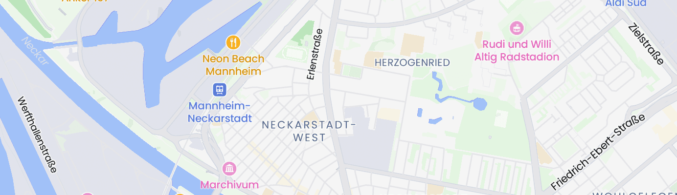 Karte mit dem ungefähren Standort
