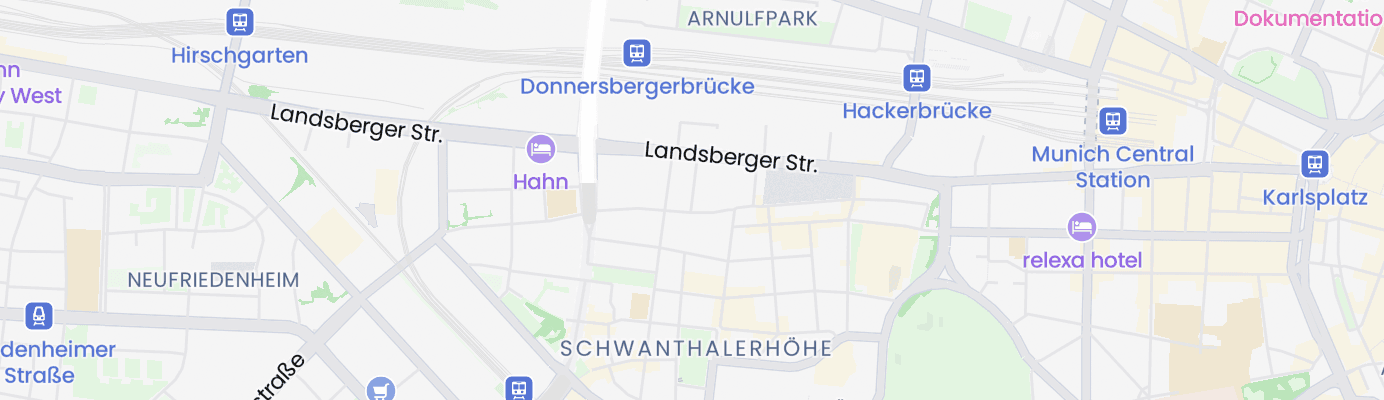 Karte mit dem ungefähren Standort