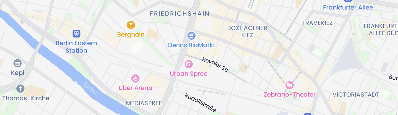 Karte mit dem ungefähren Standort