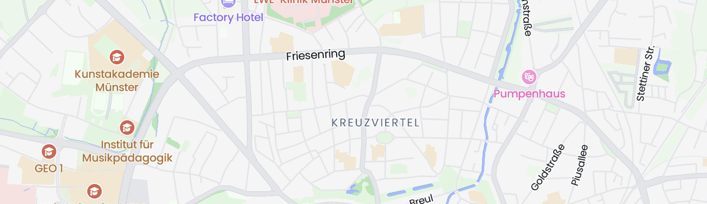 Karte mit dem ungefähren Standort