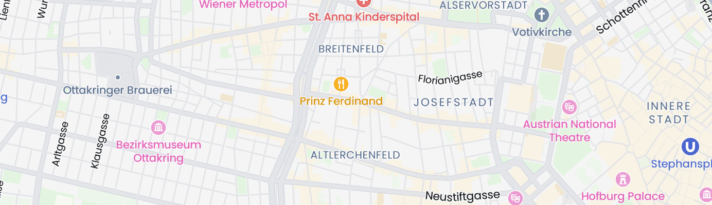 Karte mit dem ungefähren Standort