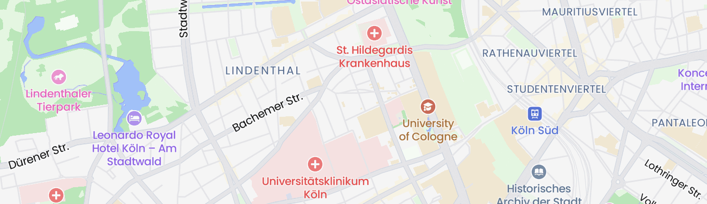 Karte mit dem ungefähren Standort