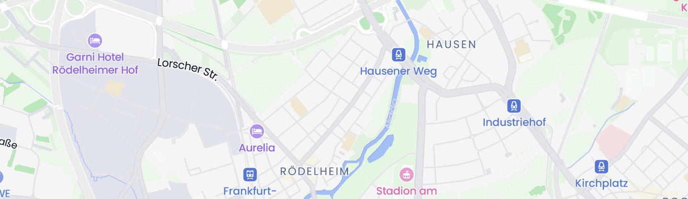 Karte mit dem ungefähren Standort