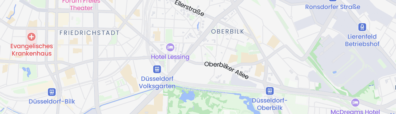 Karte mit dem ungefähren Standort