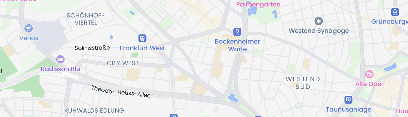 Karte mit dem ungefähren Standort