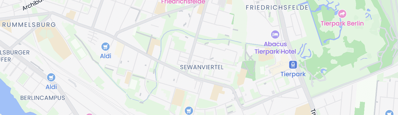 Karte mit dem ungefähren Standort