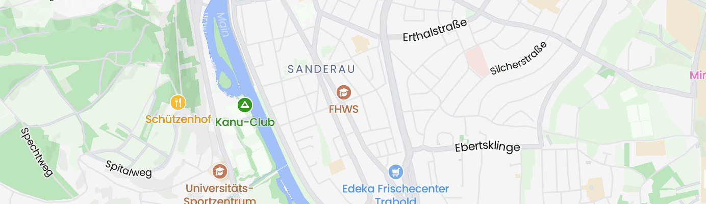 Karte mit dem ungefähren Standort